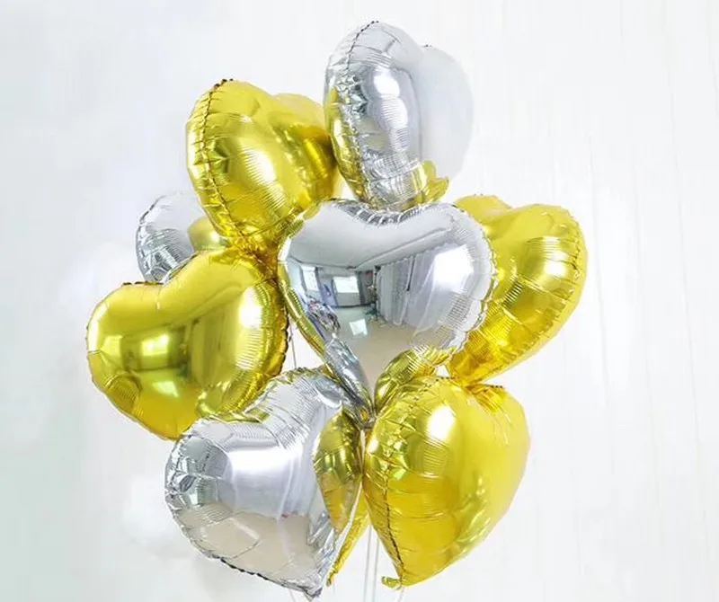 1 шт. 18 дюймов Сердце воздушные шары на День святого Валентина Любовь Свадьба