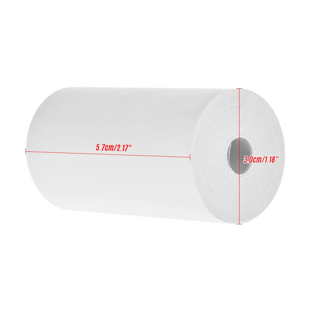 Thermal Receipt Paper Roll 57*30mm (2.17*1.18in) Bill Ticket Printing for Cash Register POS Printer 6 Rolls | Канцтовары для офиса