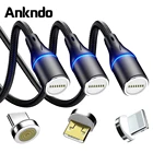 Магнитный зарядный кабель, кабель USB Type-C для Samsung, Iphone, 7pin, 3 А