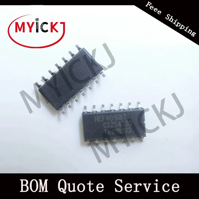 10 шт. HEF4016BT Четырехместный двусторонние переключатели IC чип SOP14 | Лампы и