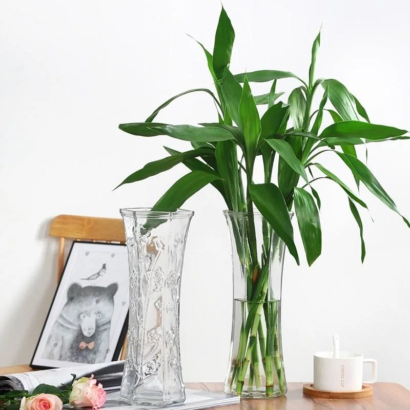 Стеклянная ваза скандинавского дизайна Европейское украшение для дома