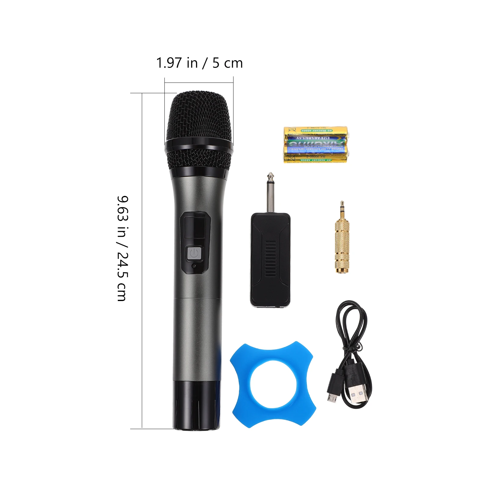 

Practical Handheld Wireless Microphone Professional Portable Microphone