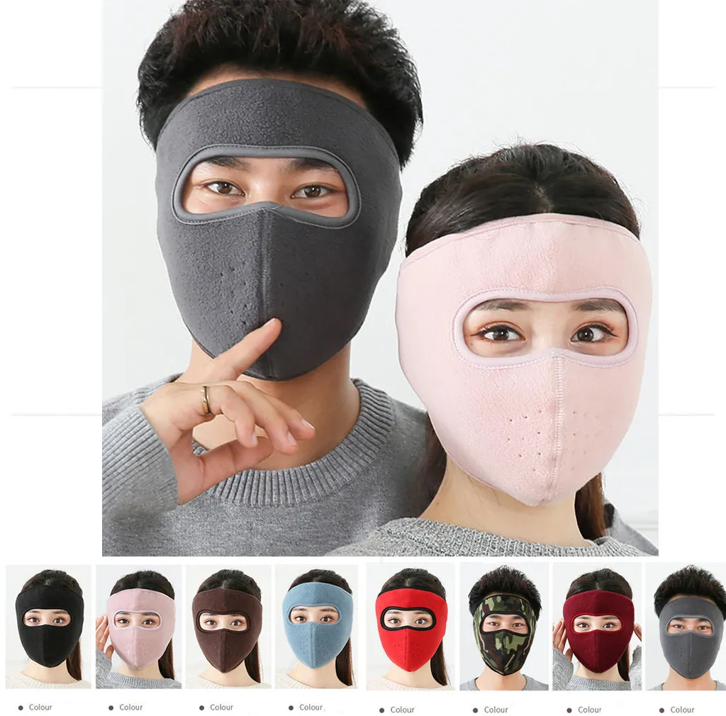 Велосипедная маска для лица мужчин и женщин Лыжная Маска Шапочка вязаная зимняя