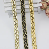 10 yardspack 10mm mini braid gilt lace gold thread braid decoration costume diy wedding sewing decoration craft accessories