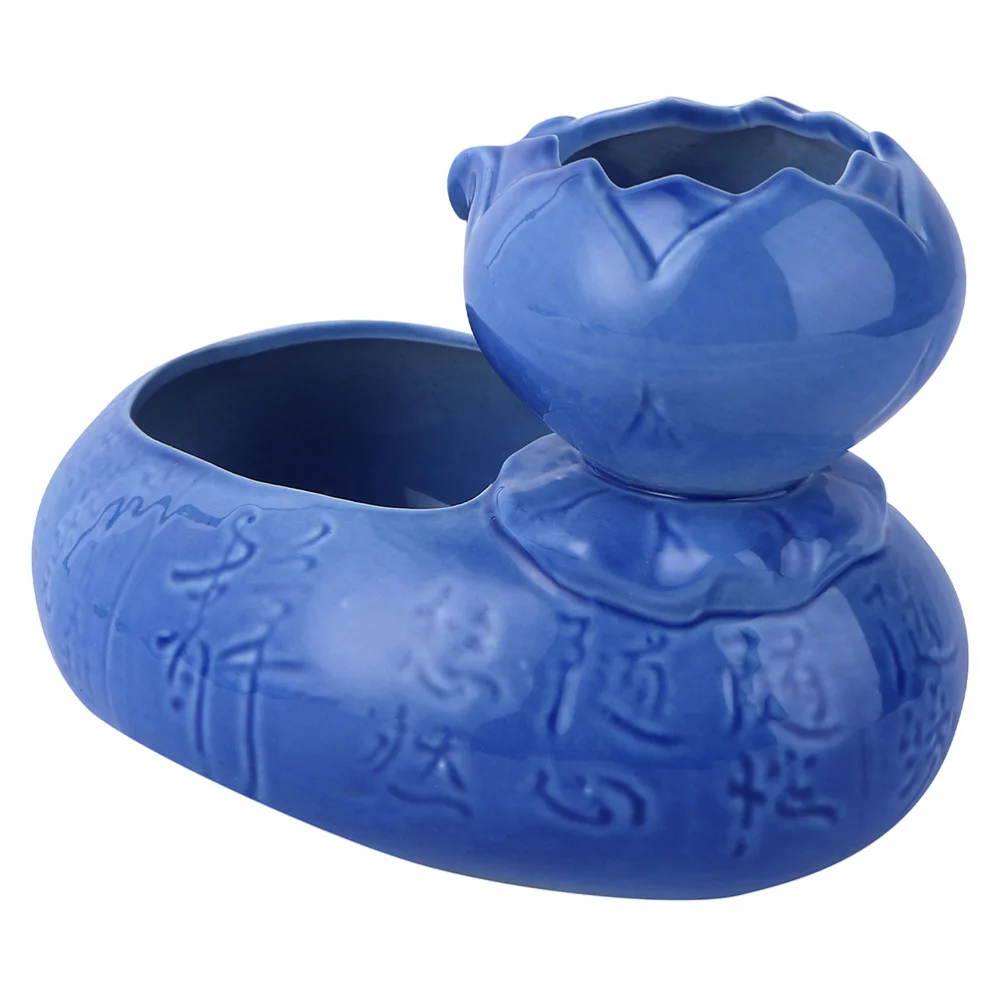 

1pc Circulating Water Feeder Cat Drinking Bowl Cat Drinking Fountain (Blue)