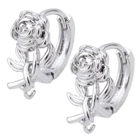 peixin womens earrings 2020 fashion trend rose flower design earring hook accessories diy jewelry making charm hypoallergenic