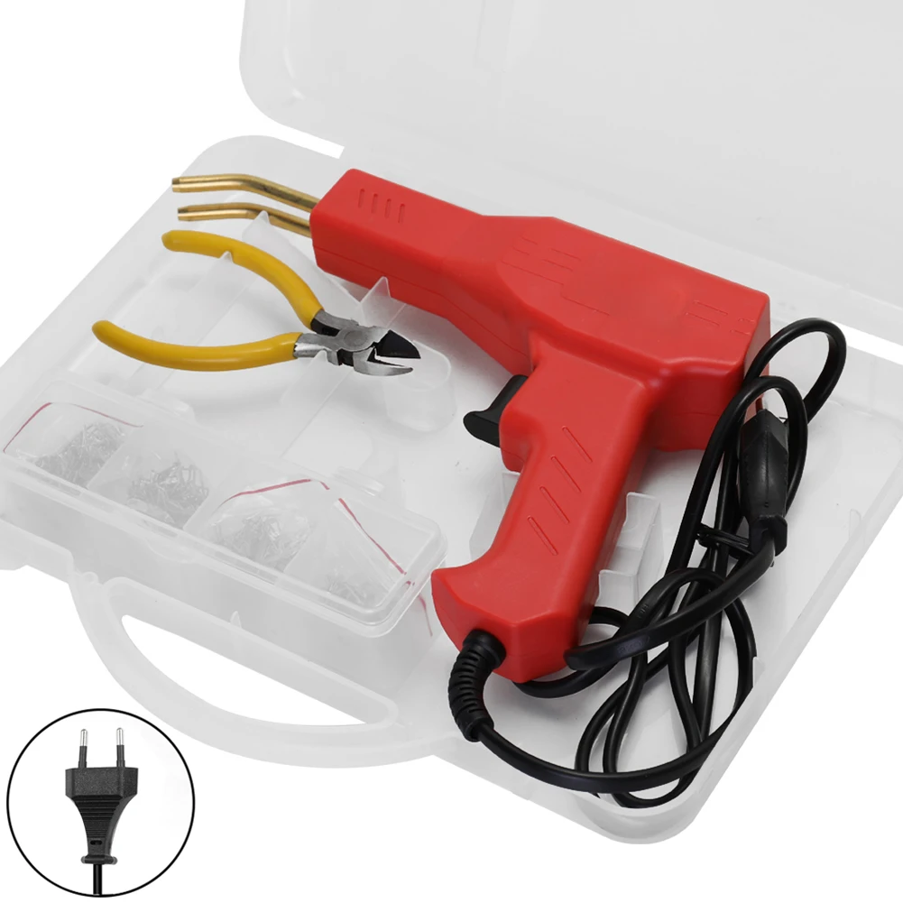 

Plastic Hot Staplers Bumper Welding Kit Dashboard Repair Tool Welder Repair Kit with 50 Staples