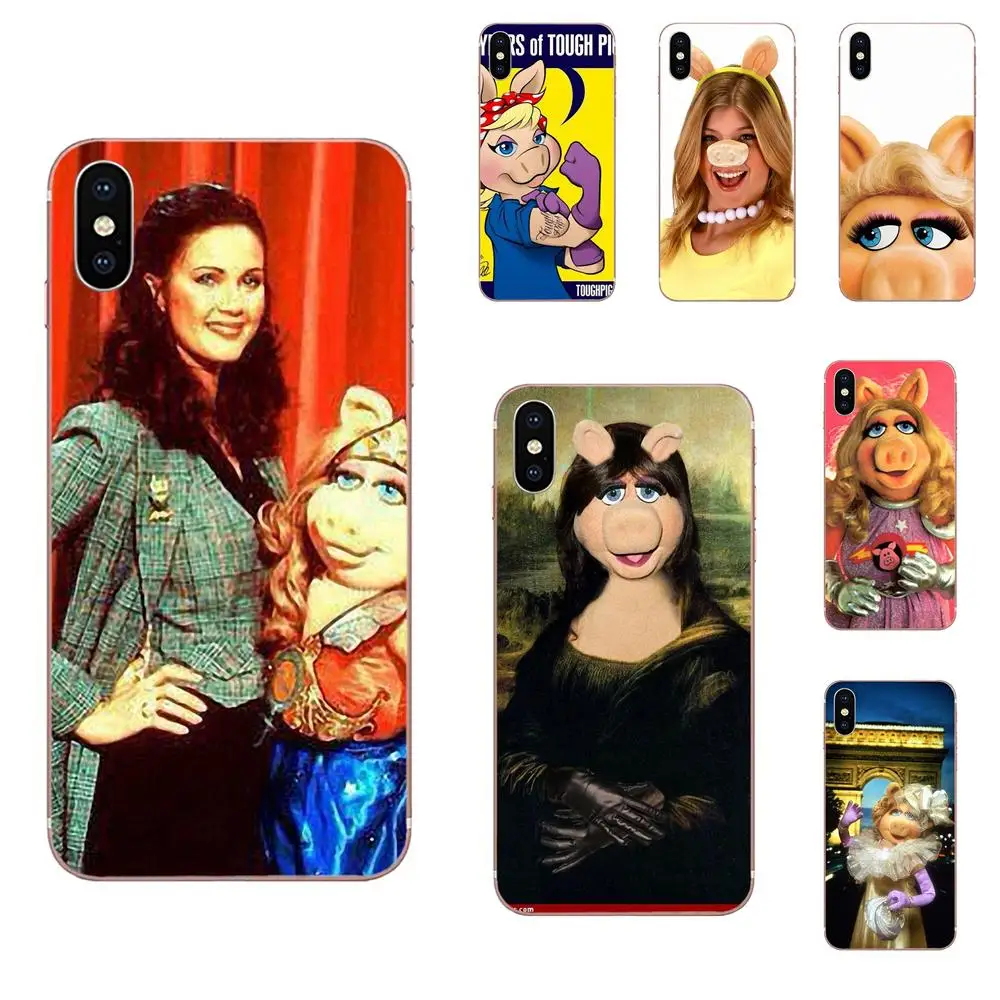 Защитный чехол из ТПУ для Xiaomi Redmi Mi 4 7A 9T K20 CC9 CC9e Note 7 9 Y3 SE Pro Prime Go Play Muppets Miss Piggy |