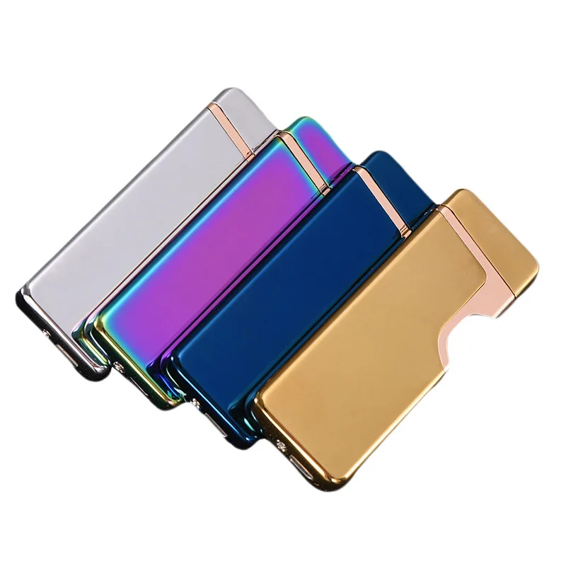 

Finger Induction USB Electronic Lighter Metal Plasma Double ARC Cigarette Lighter Fire Starter Electric Turbo Lighters Men Gifts