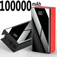 power bank 100000mah portable fast charging poverbank mobile phone external battery charger powerbank 100000 mah for xiaomi mi