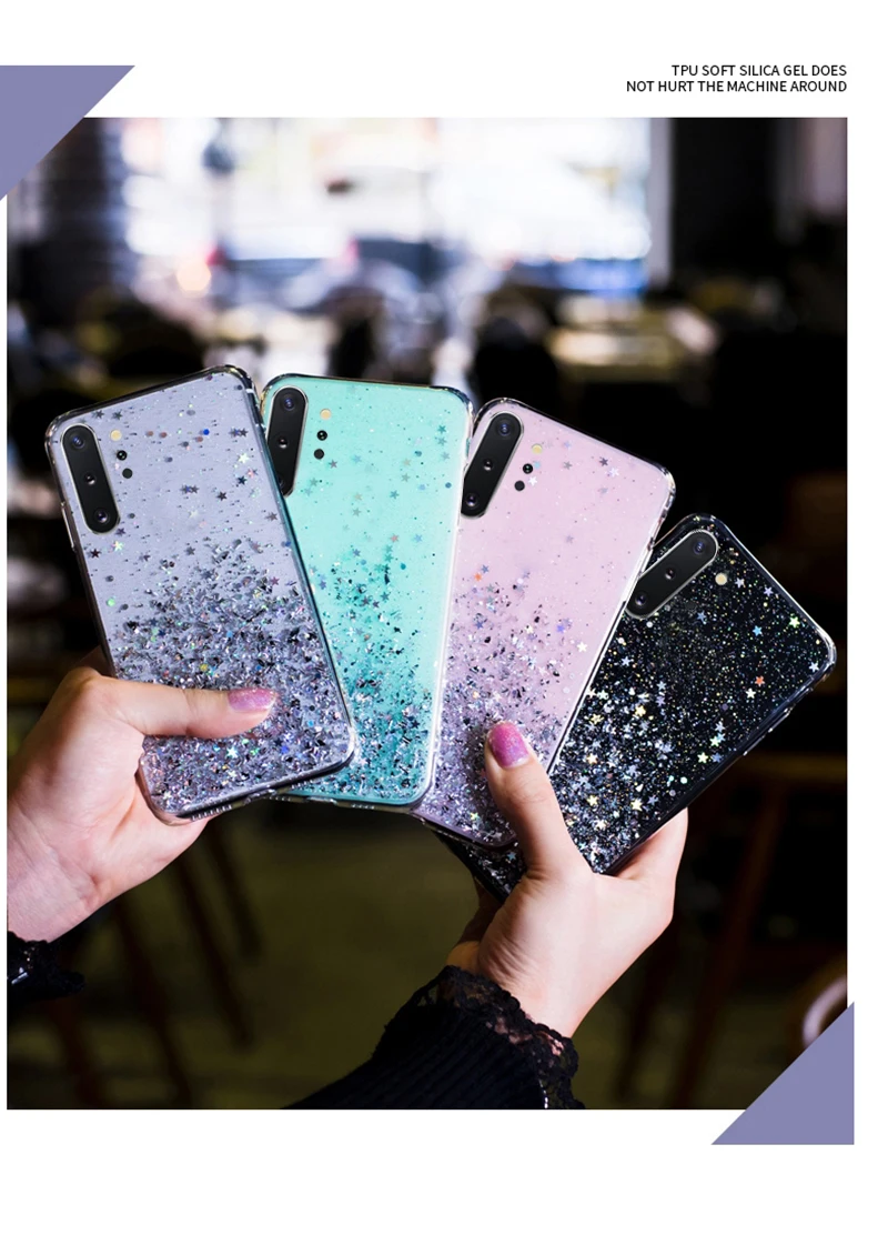 Блестящий силиконовый чехол для samsung A50 A10S A20 A30S A40 A60 A70 A80 A90 A7 M30 Galaxy Note10 9 8 s8 s9 s10 плюс Чехол