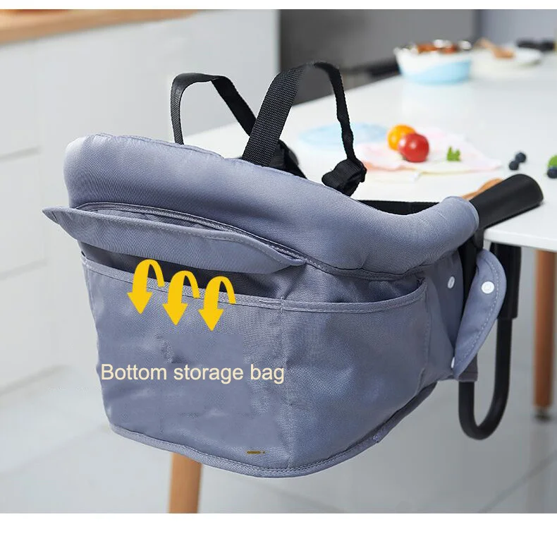 Goede Baby Stoel Portable High Chair Voor Voeden Opvouwbare Wasbare Dining Lunch Seat Voor Kinderen Reizen Veiligheid Booster Stoel Voeden