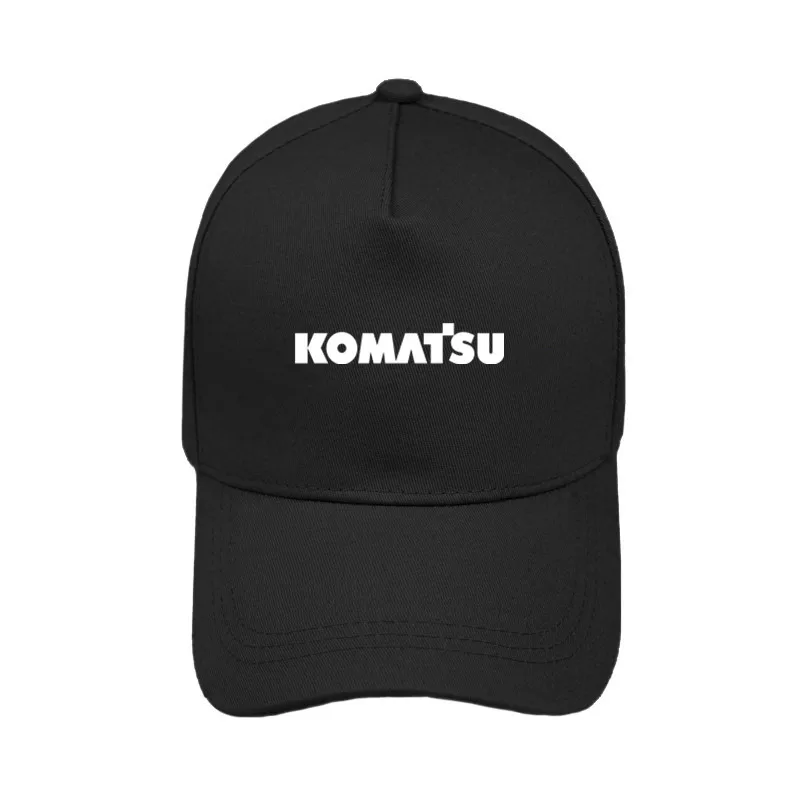 Бейсболка с логотипом Komatsu мужская хлопковая унисекс брендовая в стиле хип-хоп