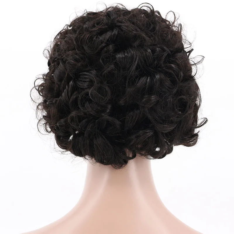 Holy Belle короткие кудрявые волнистые полностью кружевные человеческие волосы