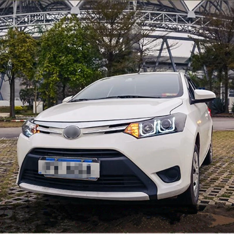 Vland завод для автомобильных фар для Vios головной лампы светодиодный фонарь с угловым глазом
