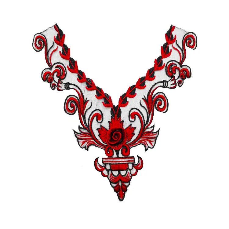 Новинка 2019 модная аппликация сделай сам Водорастворимая Вышивка украшение для