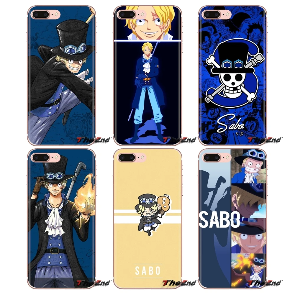 Silicone Phone Case For Huawei G7 G8 P7 P8 P9 Lite Honor 4C 5X 5C 6X Mate 7 8 9 Y3 Y5 Y6 II 2 Pro 2017 One Piece Sabo skull flag |