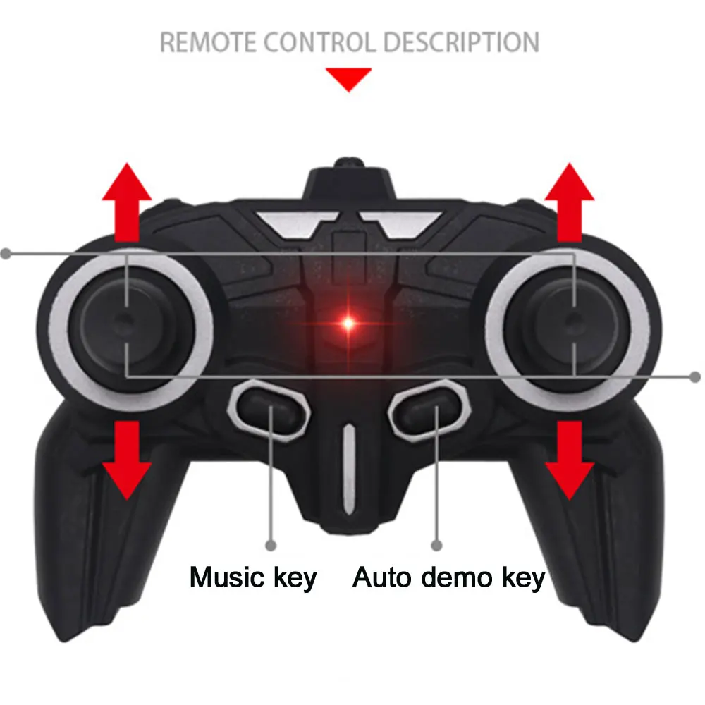 2 4 г мини Devil Fish RC трюк автомобиль прыгающий Багги мультфильм модель бездорожья