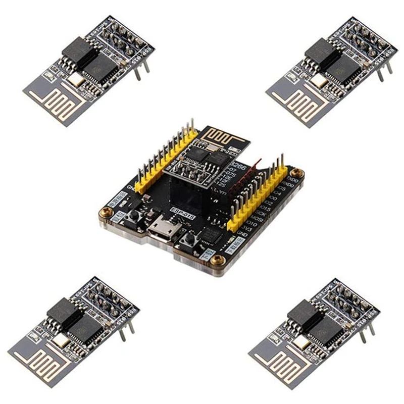 

Профессиональный ESP8266 флэш-скачать инструмент/код горелка + 5 шт. ESP01 ESP-01S Wi-Fi модуль для Arduino