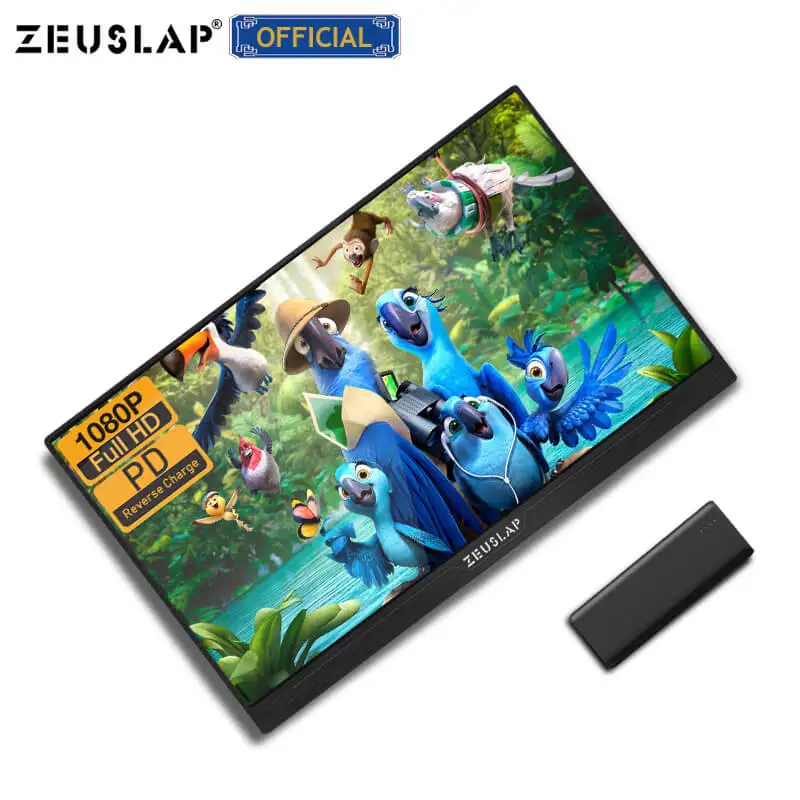 Фото Портативный монитор 13 3 "15 6" 1080P HDR HDMI USB C Дисплей для ПК ноутбука телефона PS4 Портативный монитор 13 3 "15 6" 1080P HDR HDMI USB C Дисплей для ПК ноутбука телефона PS4
