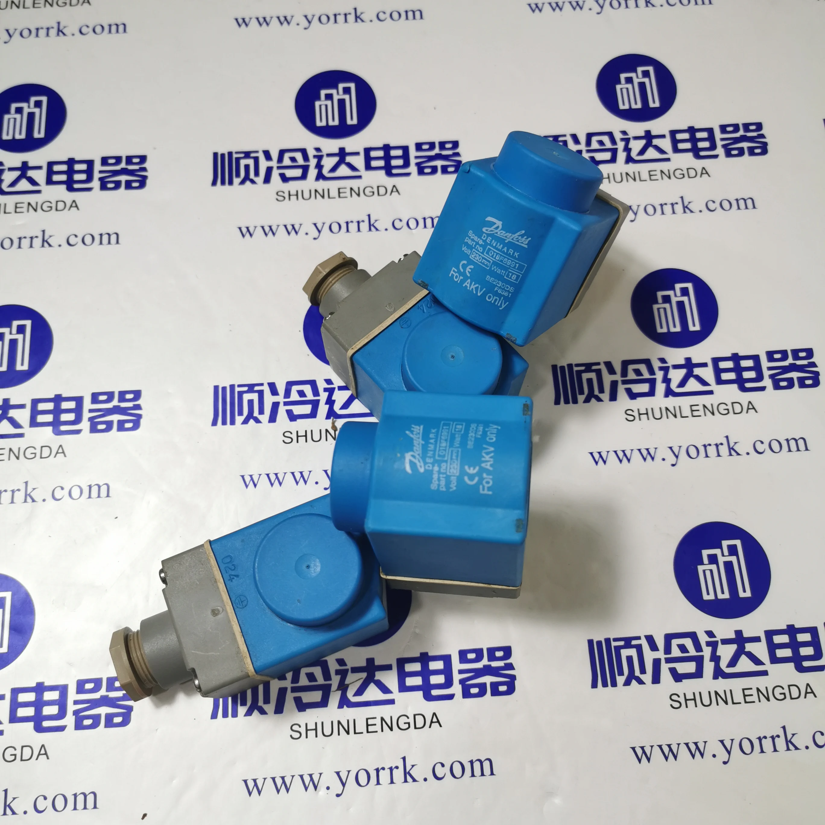 018F6991 DANFOSS REFRIGERATION COIL 230V DC 18W 