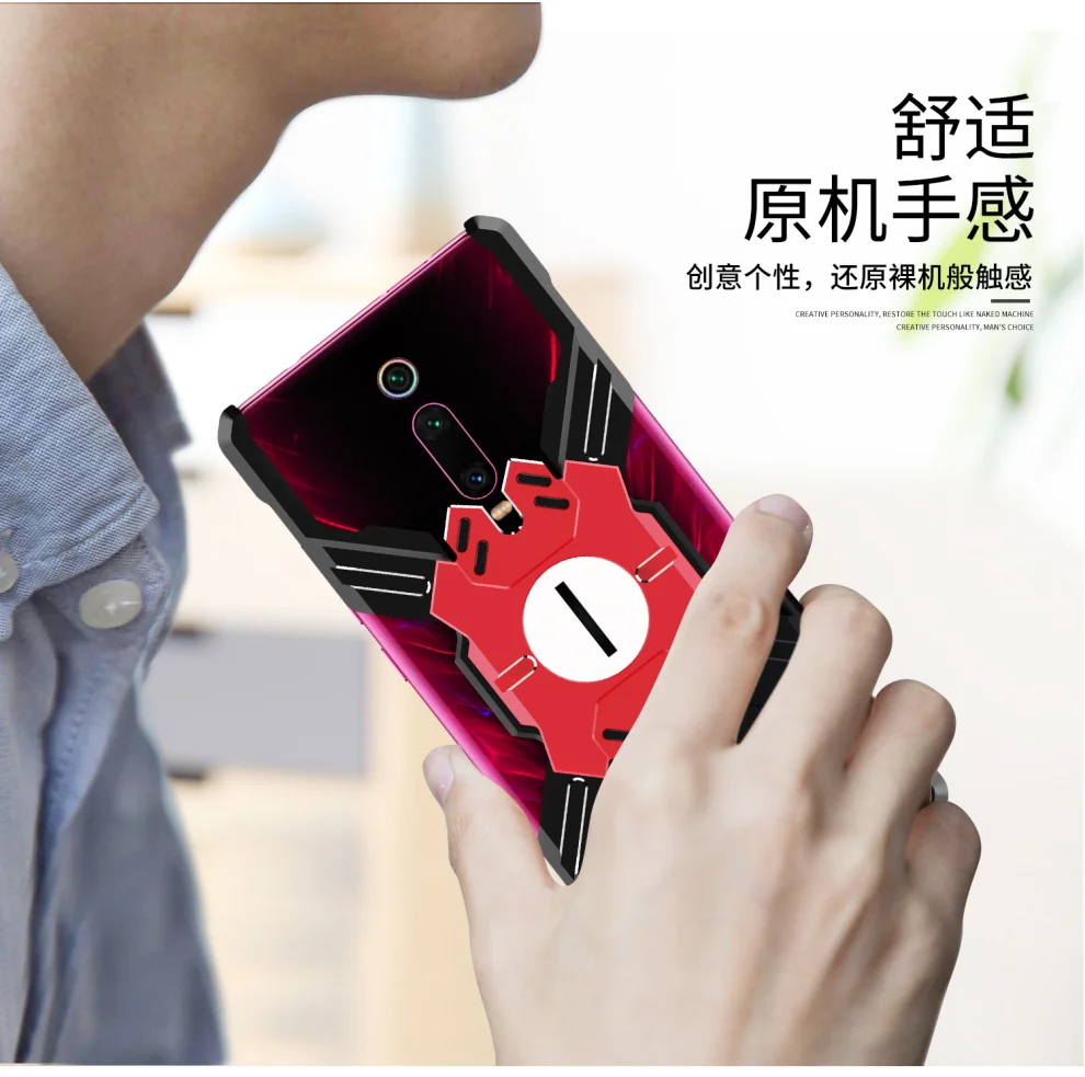 Герой Marvel Elements Алюминиевый металлический бампер чехол для Xiao mi Red mi K20/Pro/mi 9 T/mi 9 T/Pro тонкий жесткий ударопрочный чехол Сумка-бампер