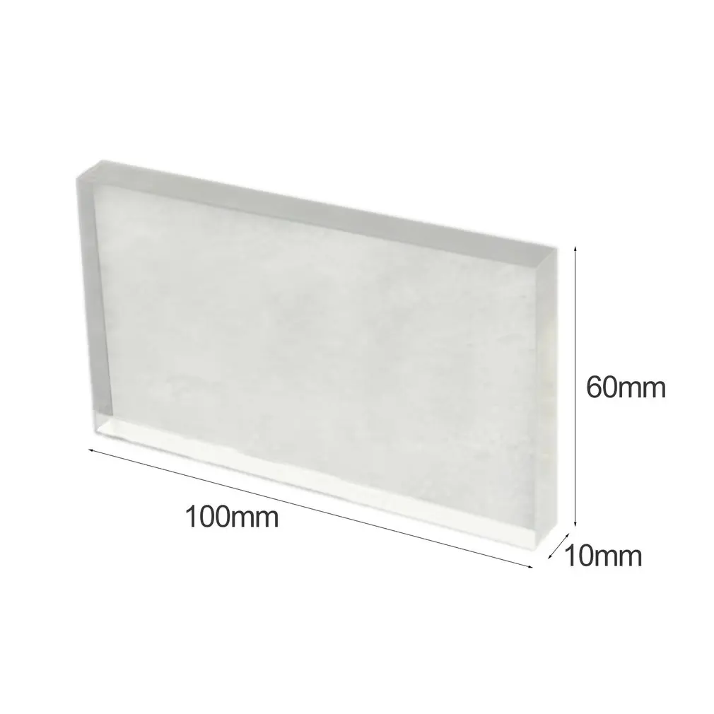 

Acrylic Stamp Block Rectangular Shape DIY Scrapbooking Color Process Stamp Block Tools Transparent Lightweight