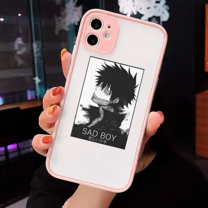 

Bakugou Katsuki My Hero Academia manga Phone Cases matte transparent For iphone 7 8 11 12 plus mini x xs xr pro max cover