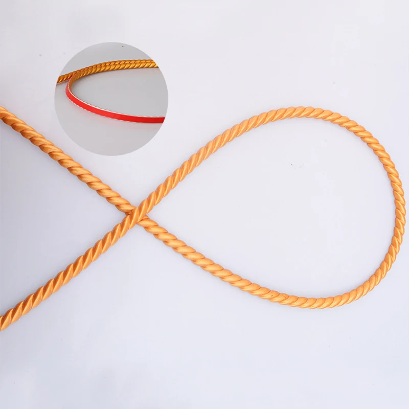 Гибкие гибкие полосы из ПВХ веревочная панель молдинг дверная зеркальная рамка