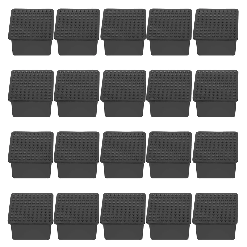 

20pcs Non-slip Floor Protector Home Square Furniture Leg End Plugs Insert Plugs