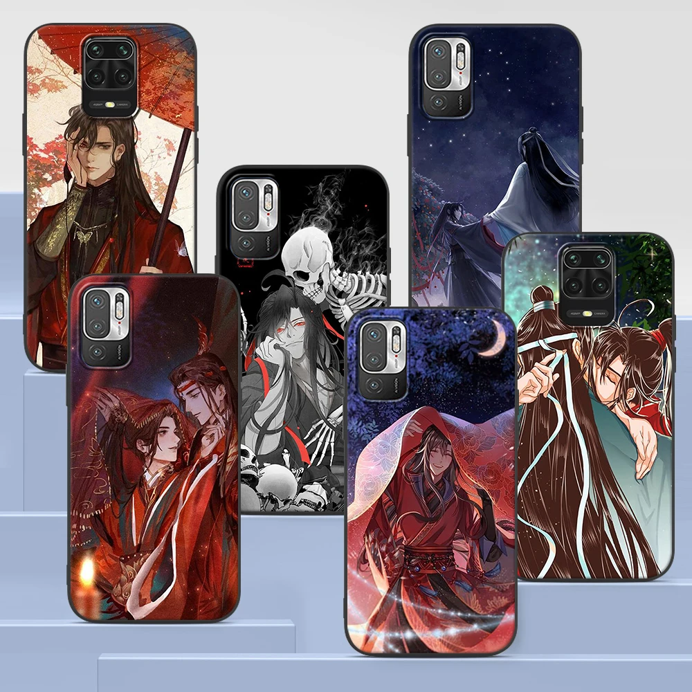 

Mo Dao Zu Shi Phone Case For Xiaomi Redmi Note 9S 9 8 10 Pro 9C 7 9A 8T 7A 8A 6A 6 10S K20 Silicone Black Soft Anime Back Cover