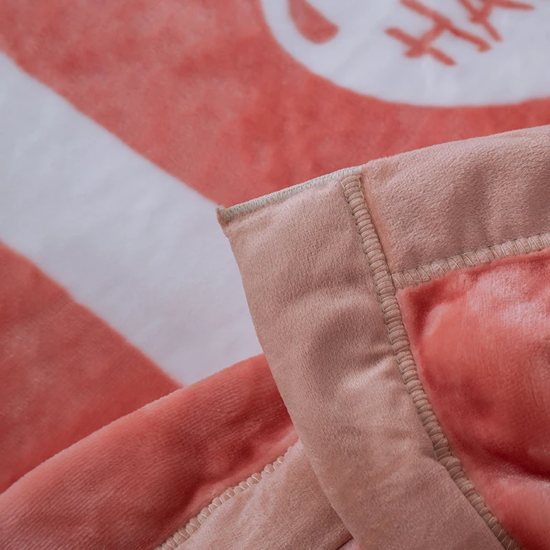 

Orange 2.8 kg Cozy Soft Summer Cloudy Blanket Trees Rabbits Elephants Pattern All Season Couch Bed Sofa Warm Blanket 200*230 cm