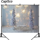 Фоны для фотосъемки с изображением рождественской елки, снесветильник, санок, детского душа, реквизит фотосессия Фотостудия