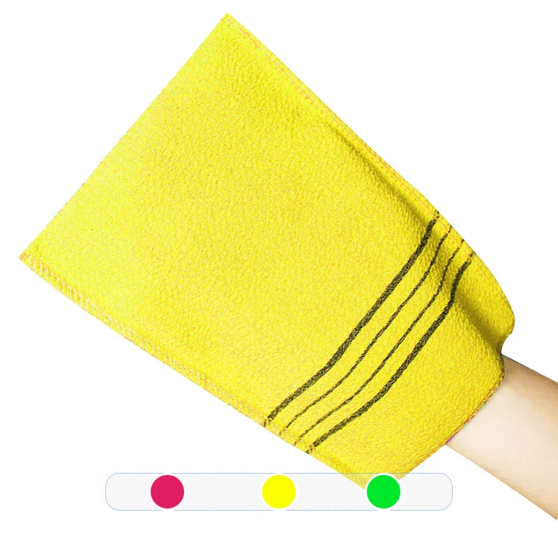 1/4pcs Double-sided Towel Korean Exfoliating Bath Washcloth Body Scrub Shower Towel Portable for Adults Coarse Grain Brush images - 6