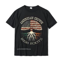 american grown irish roots tshirts top t shirts for men europe tops t shirt retro custom cotton
