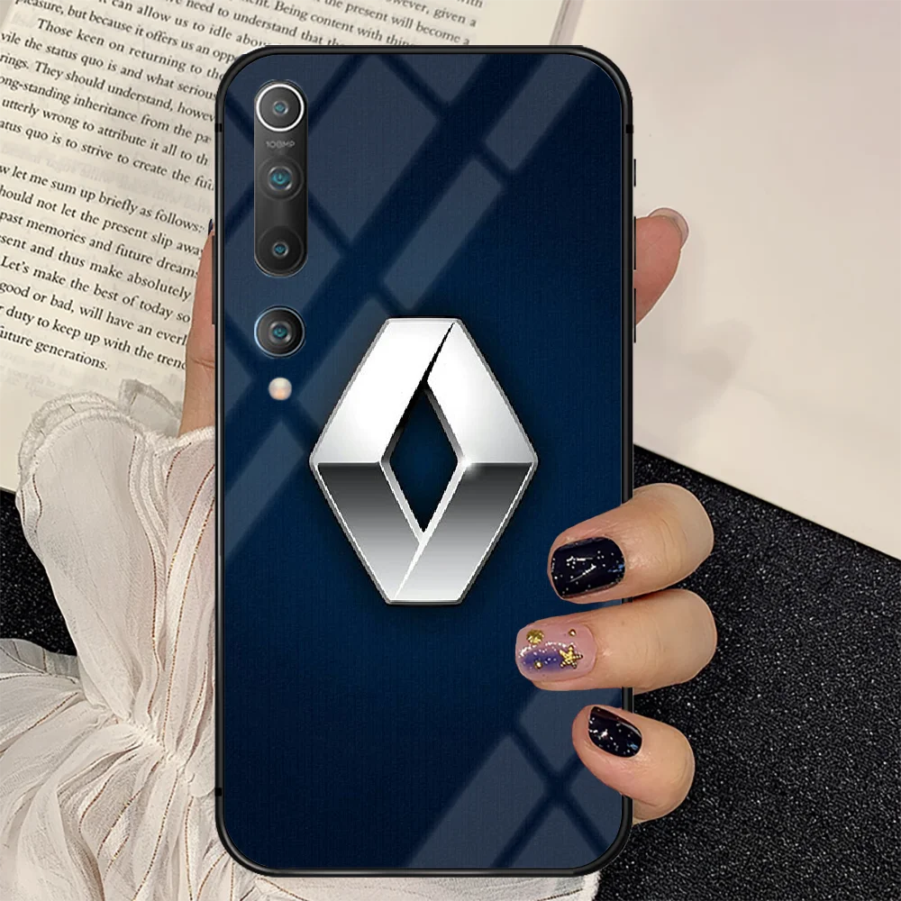 

Sport Car Renaults Phone Tempered Glass Case Cover for Xiaomi Mi A F X POCO M Note 3 9 10 11 i T Pro Lite Funda Bumper Coque