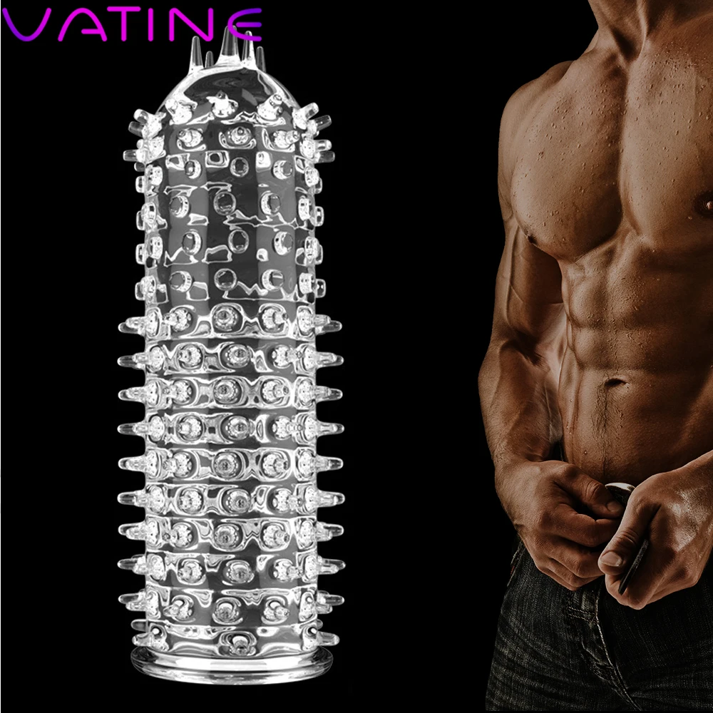 Многоразовый презерватив VATINE насадка на пенис увеличение мужского пениса t