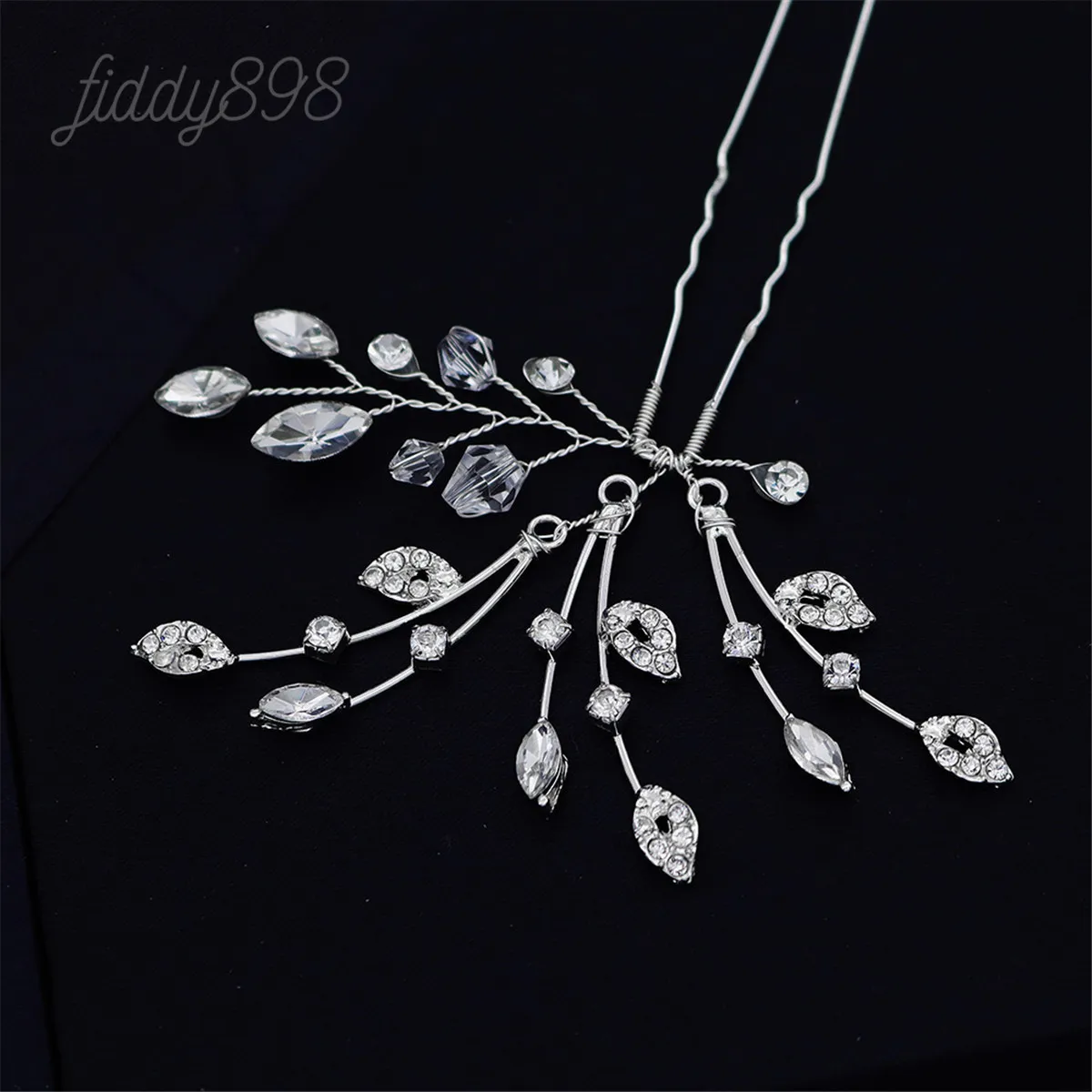 Модные свадебные аксессуары для волос женские шпильки стразы головной убор tocados