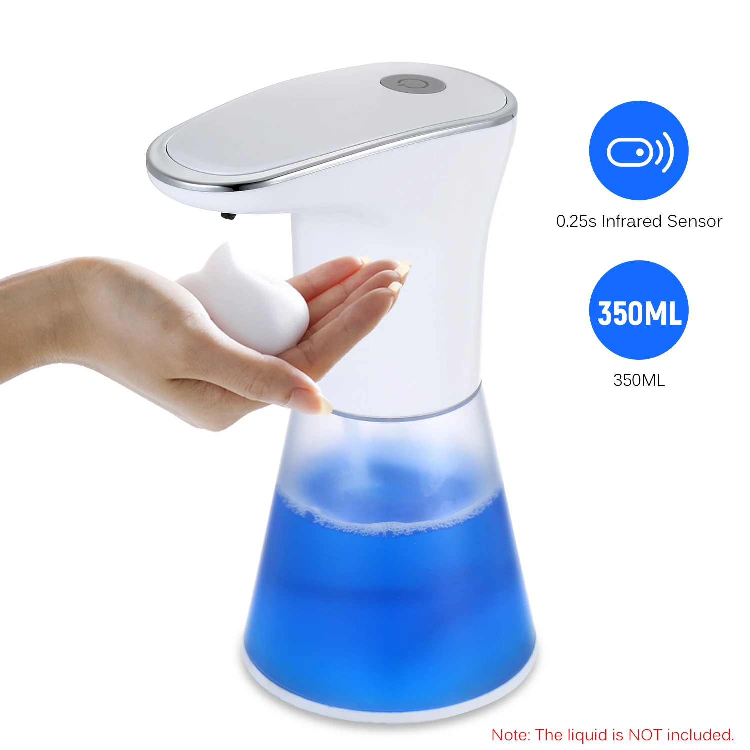 350 мл автоматический индукционный пены дезинфицирующее опрыскиватель USB пенясь