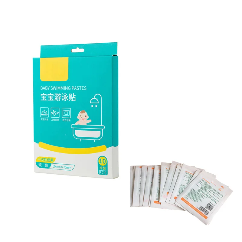 Protector de ombligo transpirable para reci&eacute;n nacido, 10 Uds., resistente al agua, para ba&ntilde;o de beb&eacute;-4