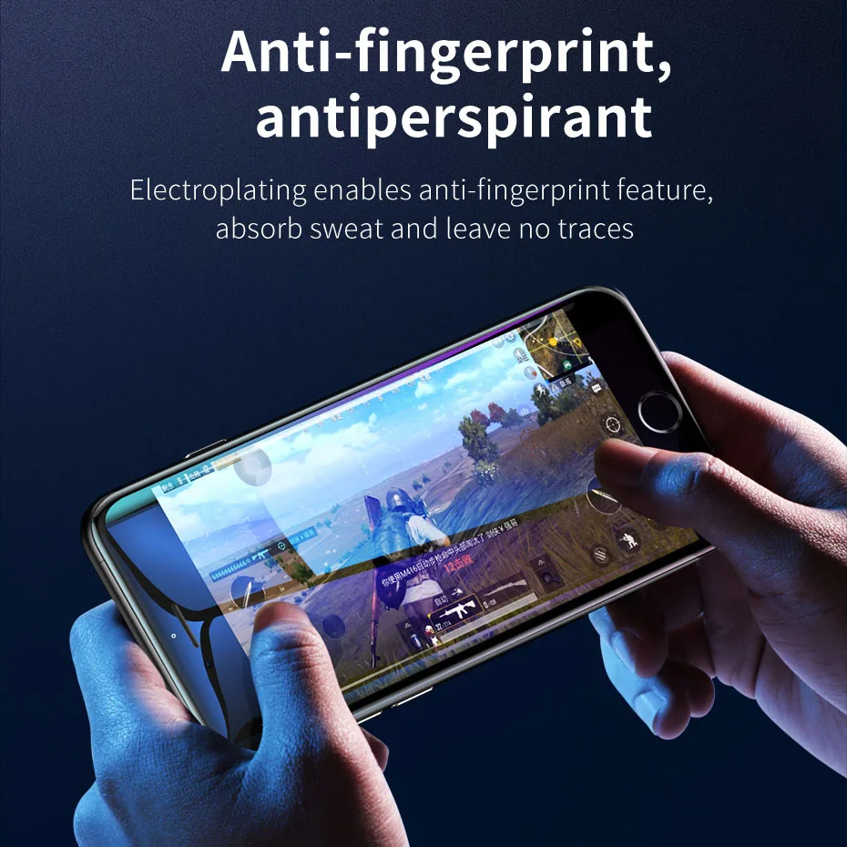 Baseus 2 шт. защитных пленок для iPhone 7 8 0 23 мм Полное покрытие 3D защитная пленка из