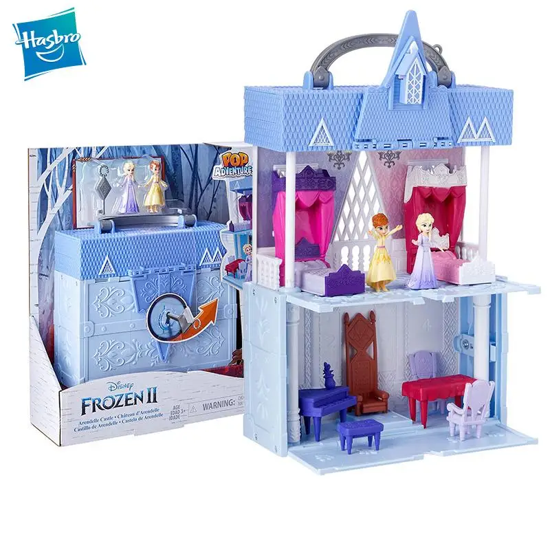 Hasbro Frozen 2 Анна Эльза замок мечты портативный подъемный дом E6548 игровой подарок на