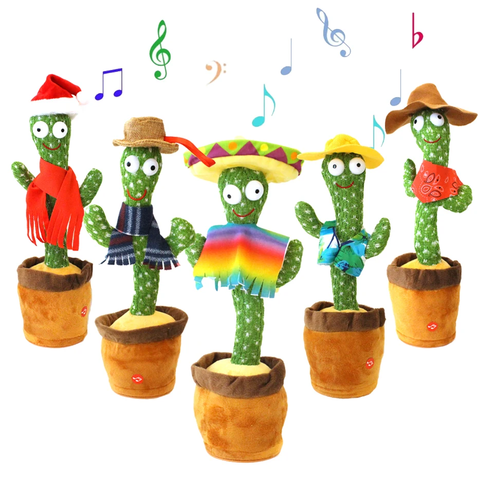 Cactus Toy ,Electric Dancing Cactus ,Cactus jack ,Cactus talking Toy,Home Office Decoration, Plant Cactus Plush Stuffed Toy