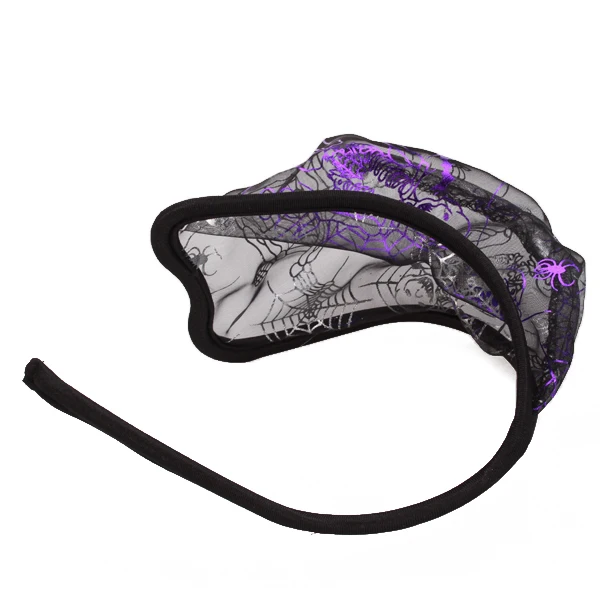 Мужские трусы стринги с принтом в виде паутины и черепа| |