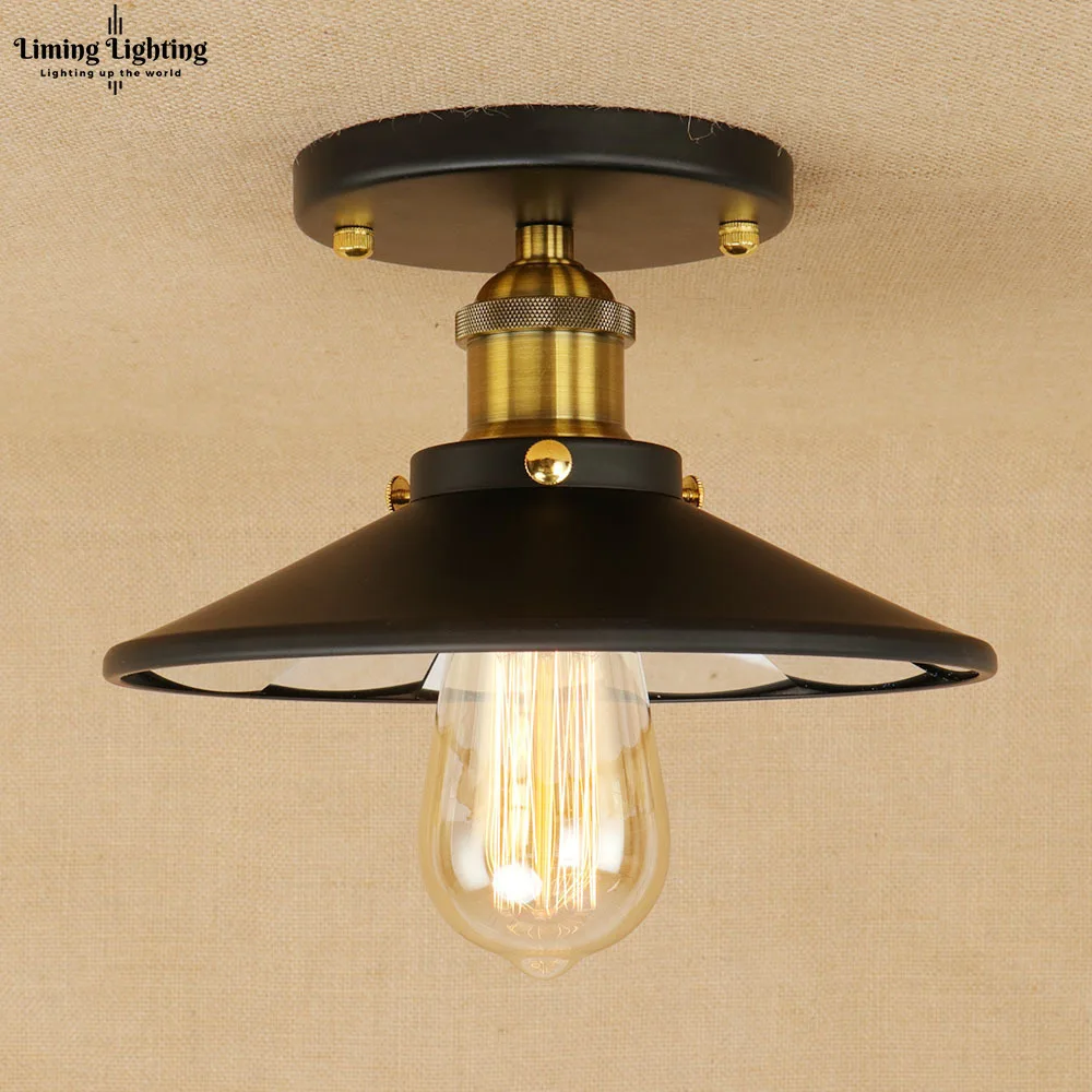 Лофт винтажные потолочные светильники Lamparas De Techo Lustre Luminaria Abajur комнатная потолочная лампа освещение Промышленное освещение для гостиной