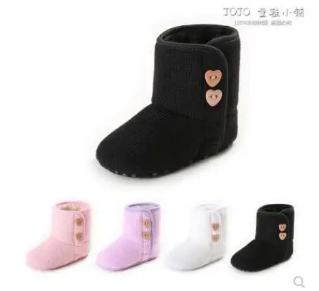 Новинка зимняя мягкая обувь для малышей 0-1 лет нескользящая хлопковая теплые