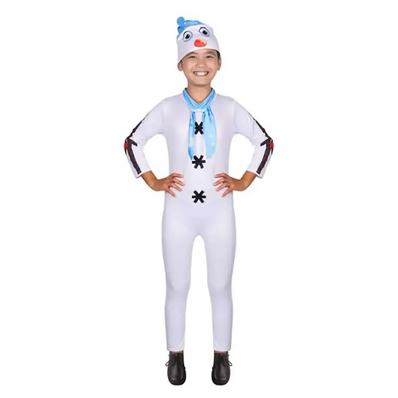 Girls Elsa Princess Dress Anna Winter Inspired Costume Cartoon Film Light Up Long Sleeves Makeup Snowman Olaf Cosplay Party Sets | Детская