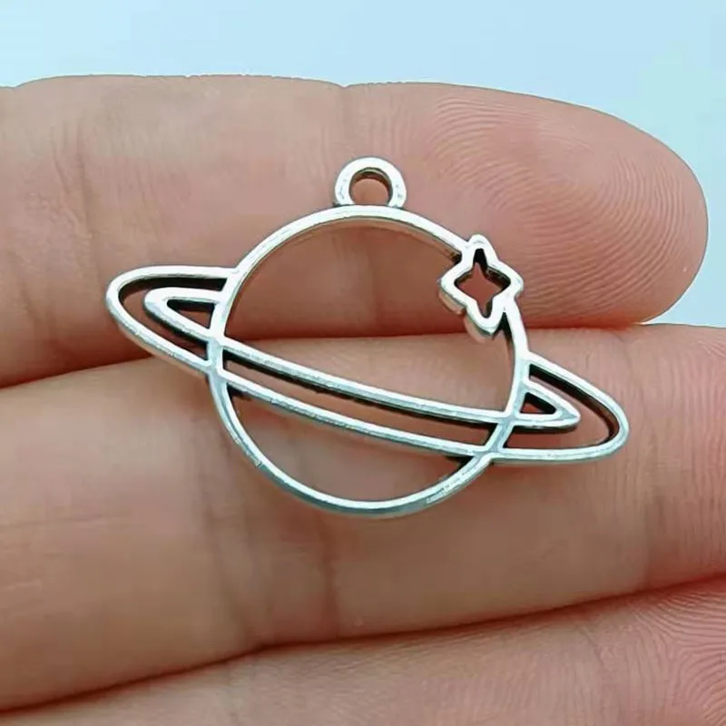 

Подвеска «Вселенная» под античное серебро, 10 шт., 27x19 мм