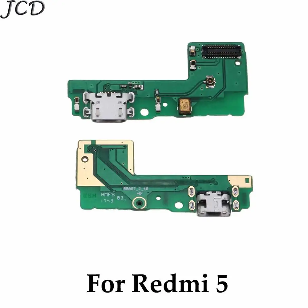 For Redmi 5 JCD для Xiaomi Redmi note 4x 5A 5 6plus S2 7 note 5A 7 5 6 iPad Pro микрофонный модуль+ зарядка через usb Нижняя плата Flex кабель Разъем - Цвет: For Redmi 5