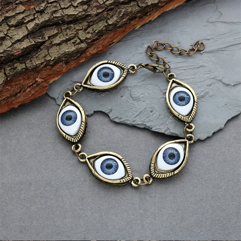 

Vintage Gothic Demon Eyes Bracelet Femme Punk Evil Eye Bracelets For Women Metal Jewelry Drop Shipping Pulseras Mujer Moda 2021